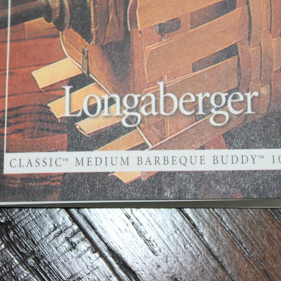 Longaberger BBQ Buddy Medium 2 One Pint Crocks Made in the USA - Picture 6 of 8